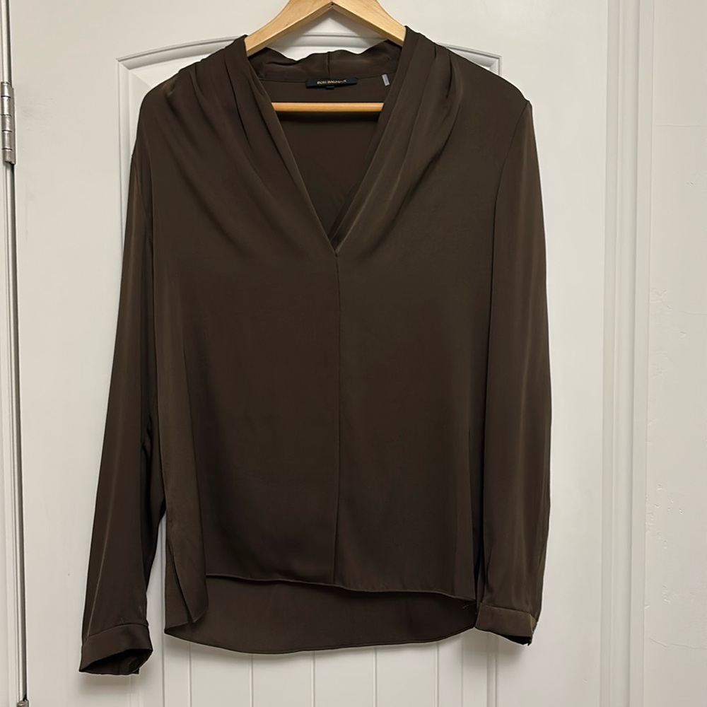 Nellie Stretch Silk Georgette Top Size M